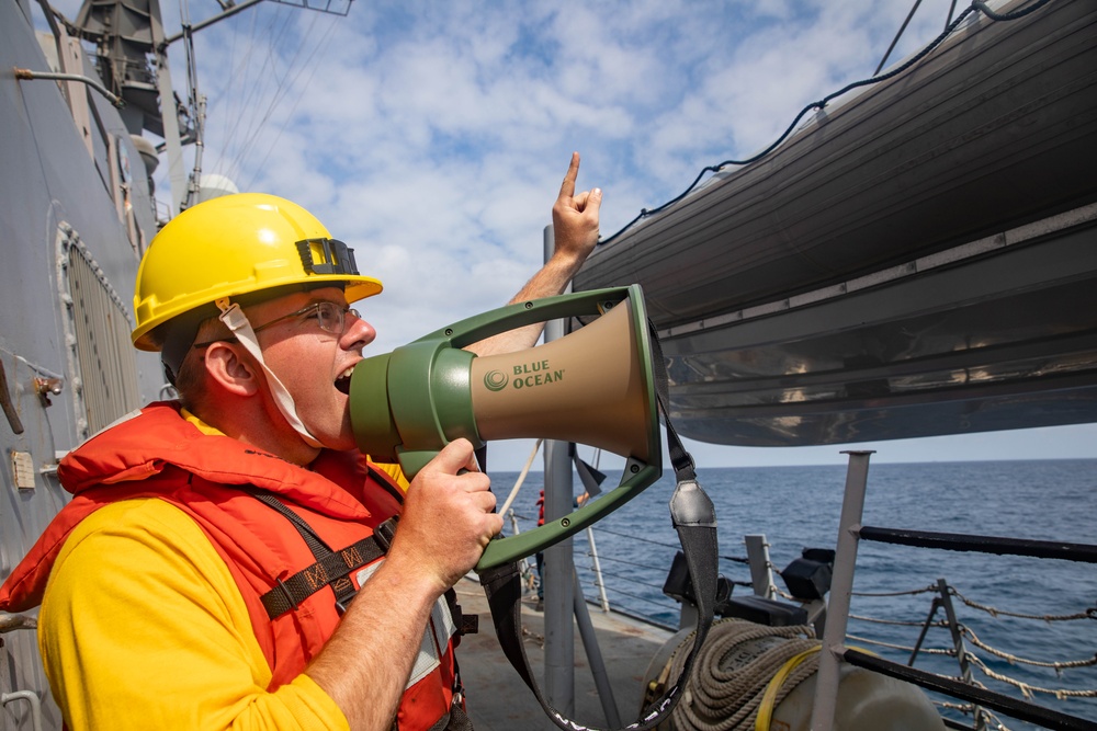 USS Gravely Conducts Routine Operations in the Red Sea