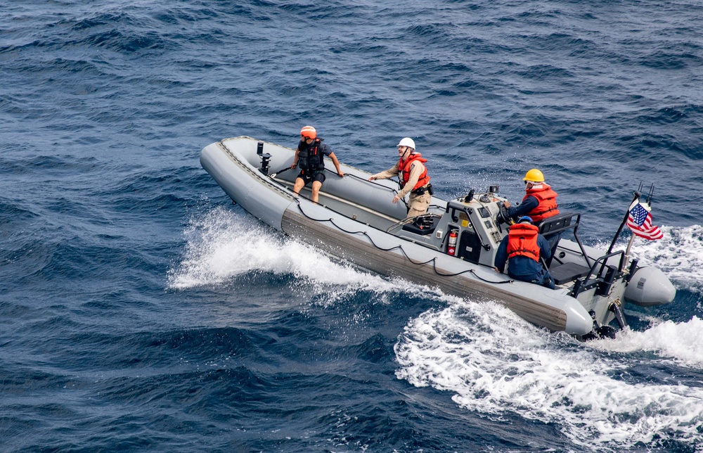 USS Gravely Conducts Routine Operations in the Red Sea