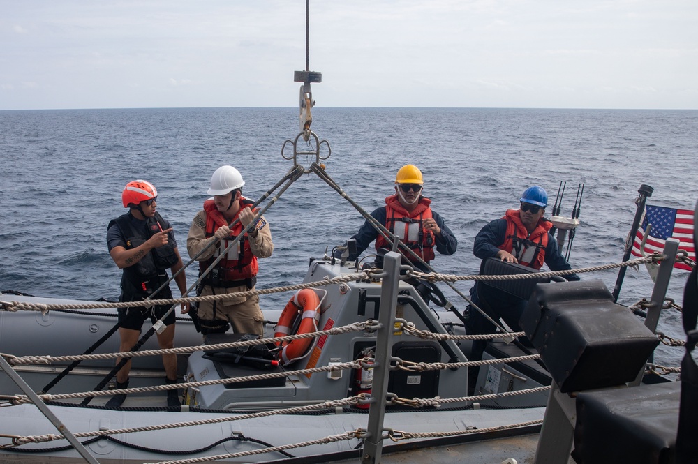 USS Gravely Conducts Routine Operations in the Red Sea