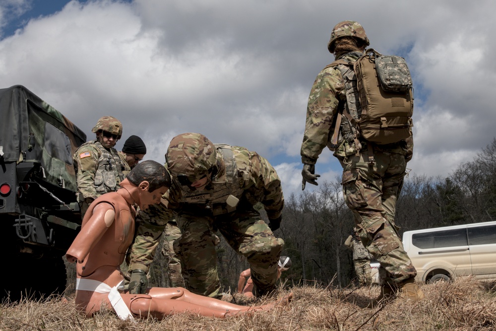 Red Arrow Medics put their Skills to the Test