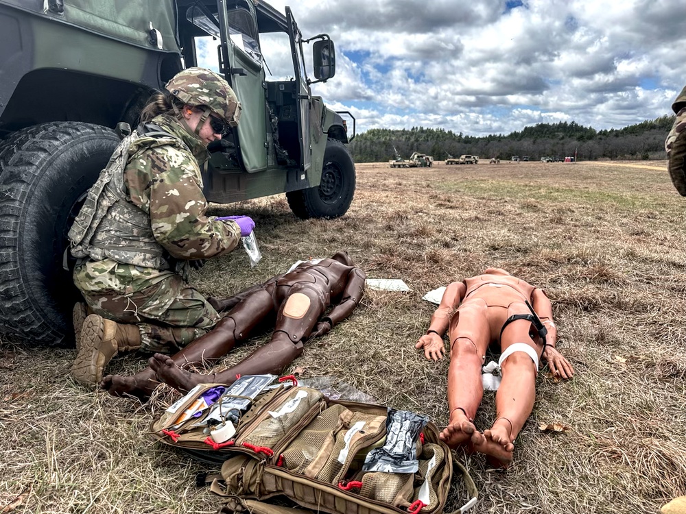 Red Arrow Medics put their Skills to the Test