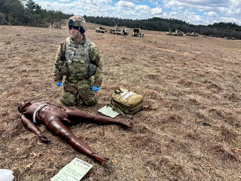 Red Arrow Medics put their Skills to the Test