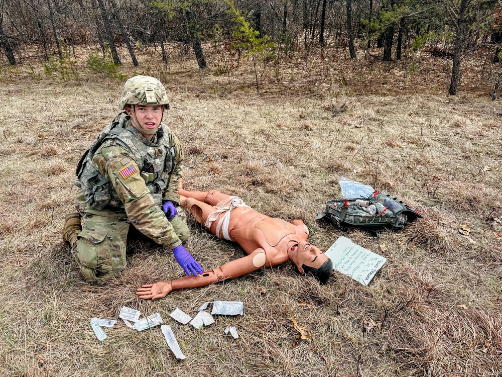 Red Arrow Medics put their Skills to the Test