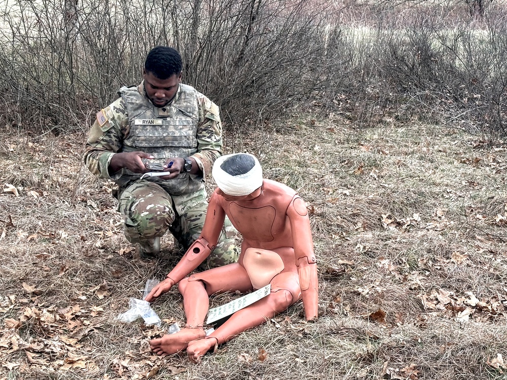 Red Arrow Medics put their Skills to the Test