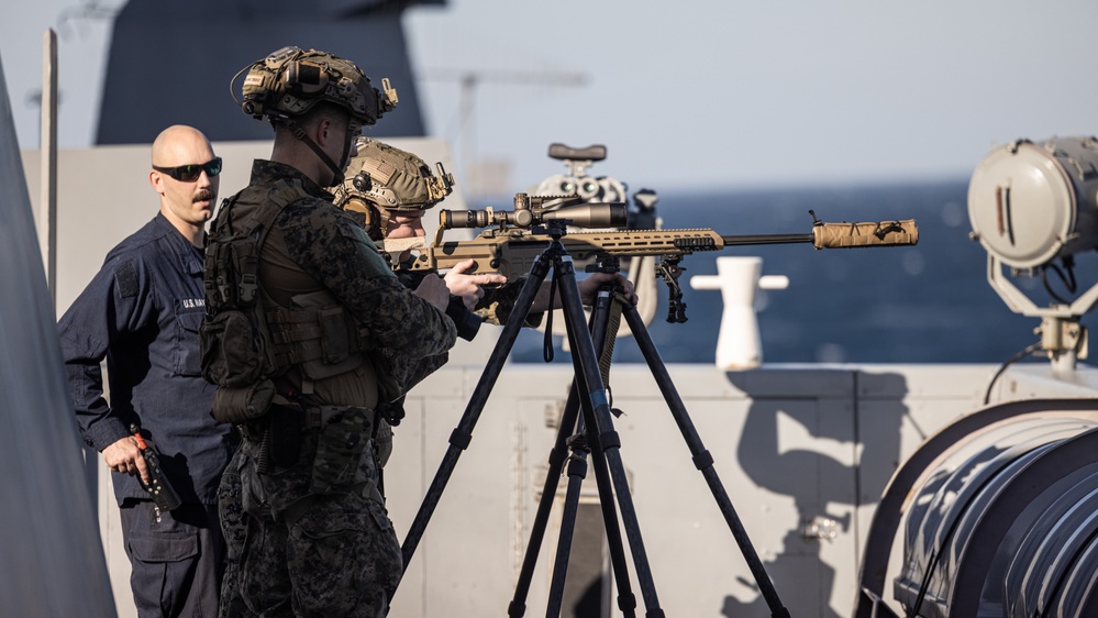 24th MEU Marines and USS New York (LPD 21) Sailors Conduct DATF Exercise