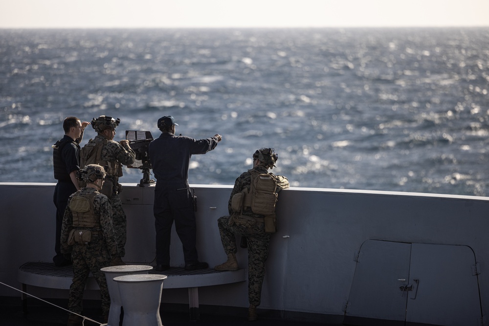 24th MEU Marines and USS New York (LPD 21) Sailors Conduct DATF Exercise