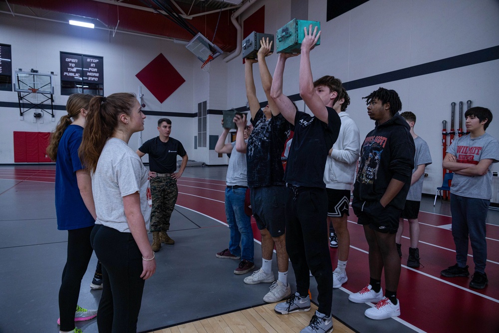 RSS Kenosha’s leads Wilmot Union Highschool’s Gym Classes For A Day!