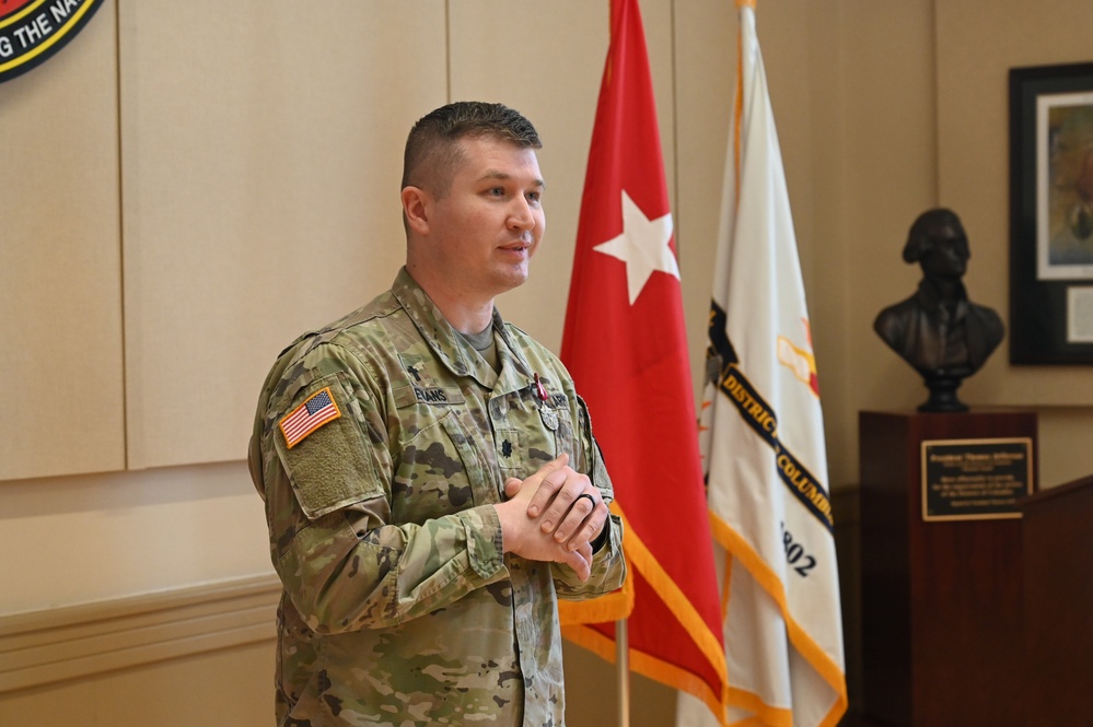 Chaplain (Lt. Col.) David Evans awarded Meritorious Service Medal