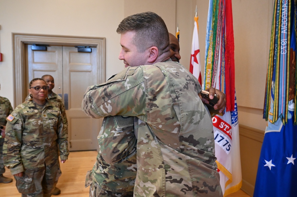 Chaplain (Lt. Col.) David Evans awarded Meritorious Service Medal