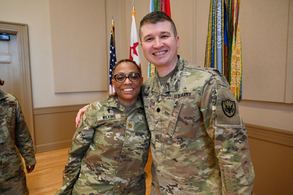 Chaplain (Lt. Col.) David Evans awarded Meritorious Service Medal