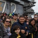 Abraham Lincoln conducts flight operations during friends and family day cruise
