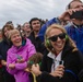 Abraham Lincoln conducts flight operations during friends and family day cruise