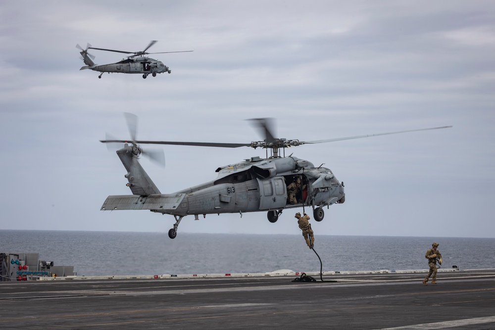 DVIDS - Images - Abraham Lincoln conducts flight operations during a ...