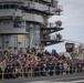 Abraham Lincoln conducts flight operations during a friends and family day cruise