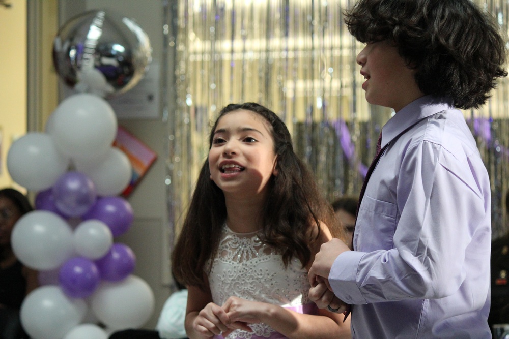 NWS Yorktown's Youth Center hosts annual Purple Up Ball for Month of the Military Child