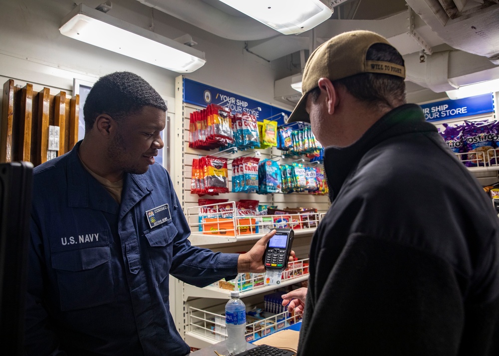 Sailors Conduct Routine Operations Aboard USS Dewey