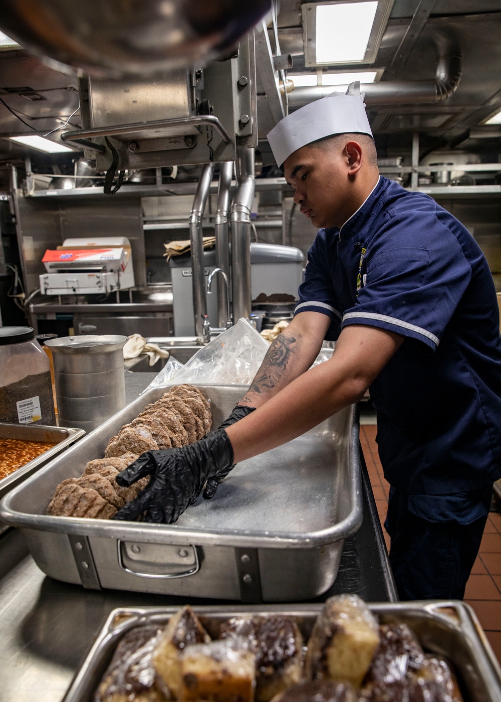 Sailors Conduct Routine Operations Aboard USS Dewey