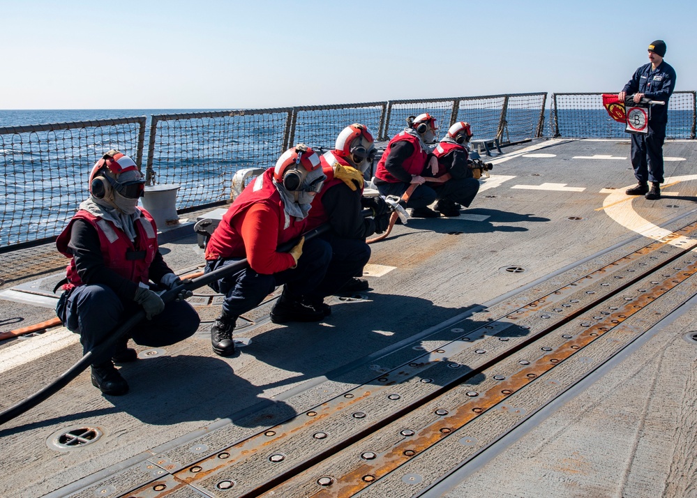 DVIDS - Images - Sailors Conduct Crash and Salvage Drill Aboard USS ...