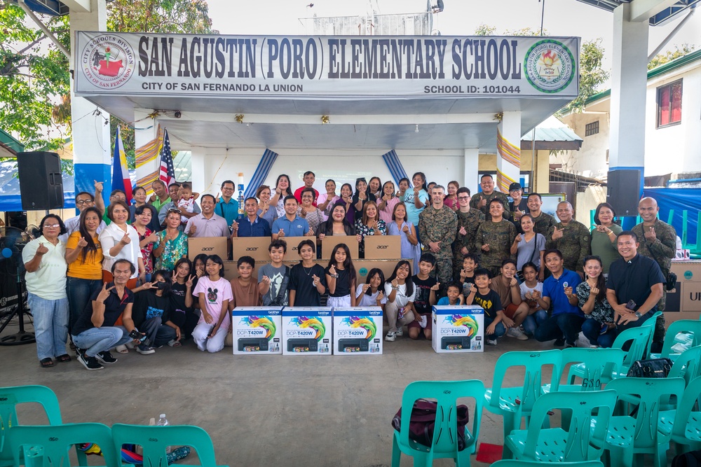 Balikatan 24: San Agustin Elementary School Bundle of Joy Delivery