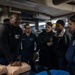 Sailors Conduct CPR Training Aboard USS Dewey