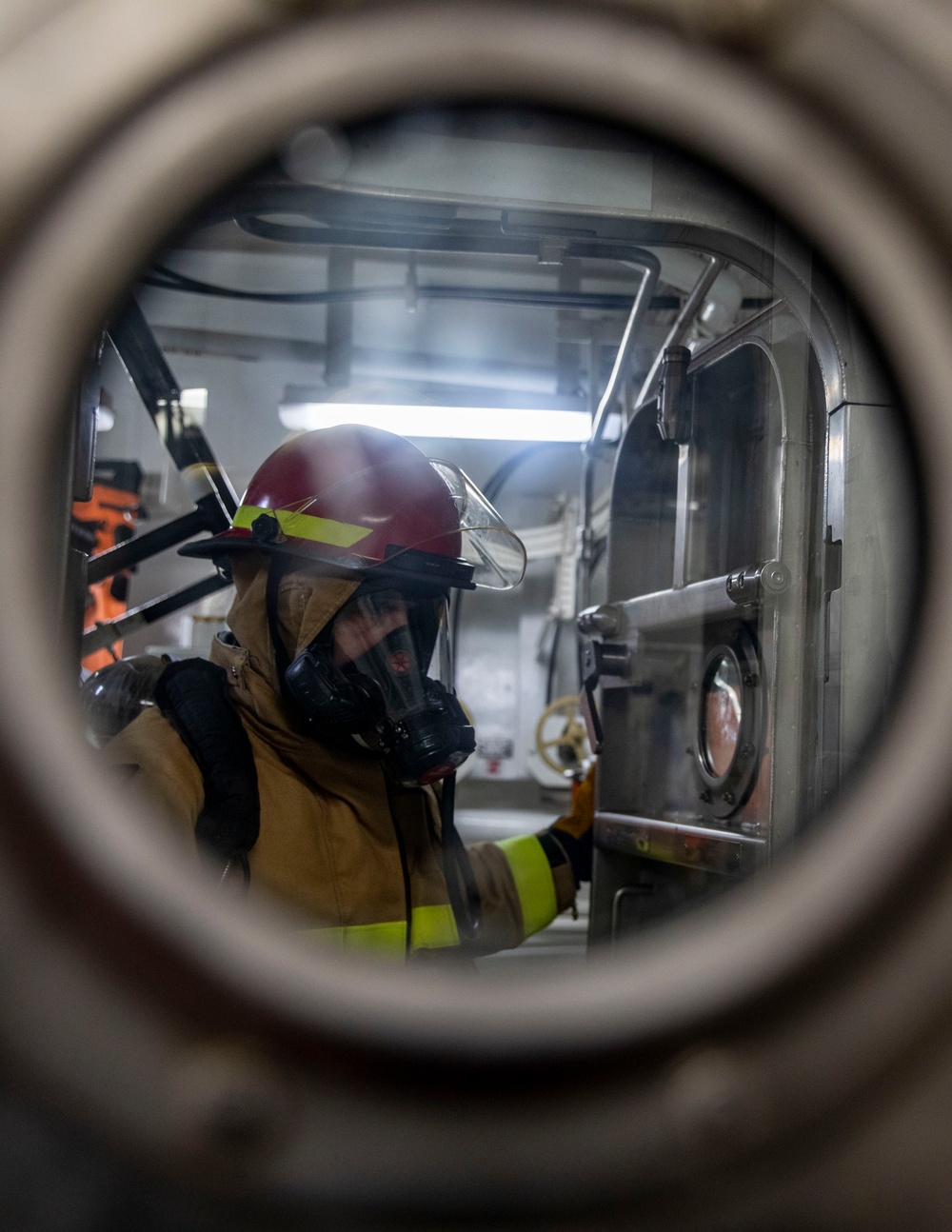 Sailors Conduct Damage Control Training Aboard USS Dewey