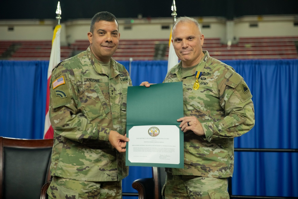 D.C. Army National Guard Marks Change in Leadership for Land Component