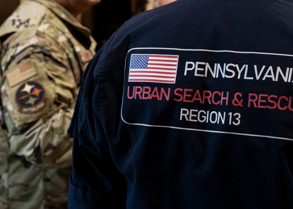 171st Fire Department Teams Up with PA Urban Search and Rescue
