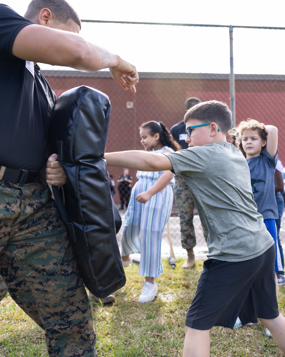 MARFORCOM Marines participate in Career Day at White Oaks Elementary