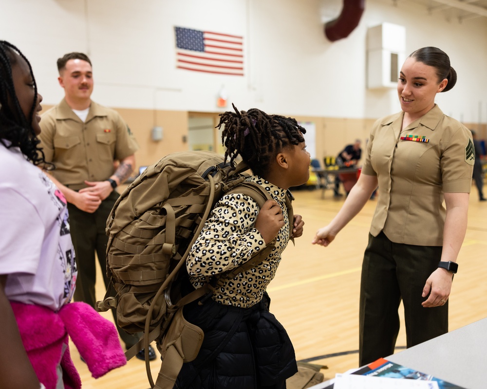 MARFORCOM Marines participate in Career Day at White Oaks Elementary