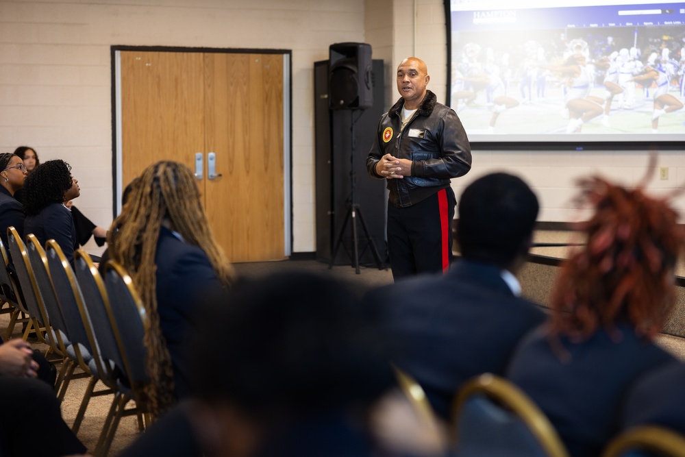 MARFORCOM Commander and Hon. Franklin Parker visit Hampton University