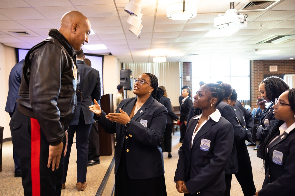 MARFORCOM Commander and Hon. Franklin Parker visit Hampton University