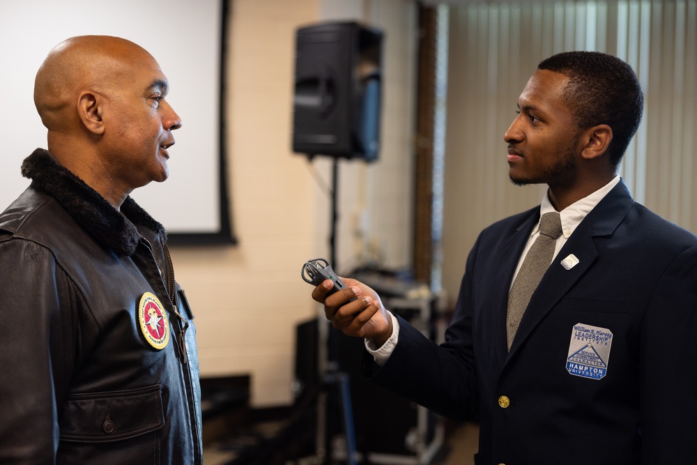 MARFORCOM Commander and Hon. Franklin Parker visit Hampton University