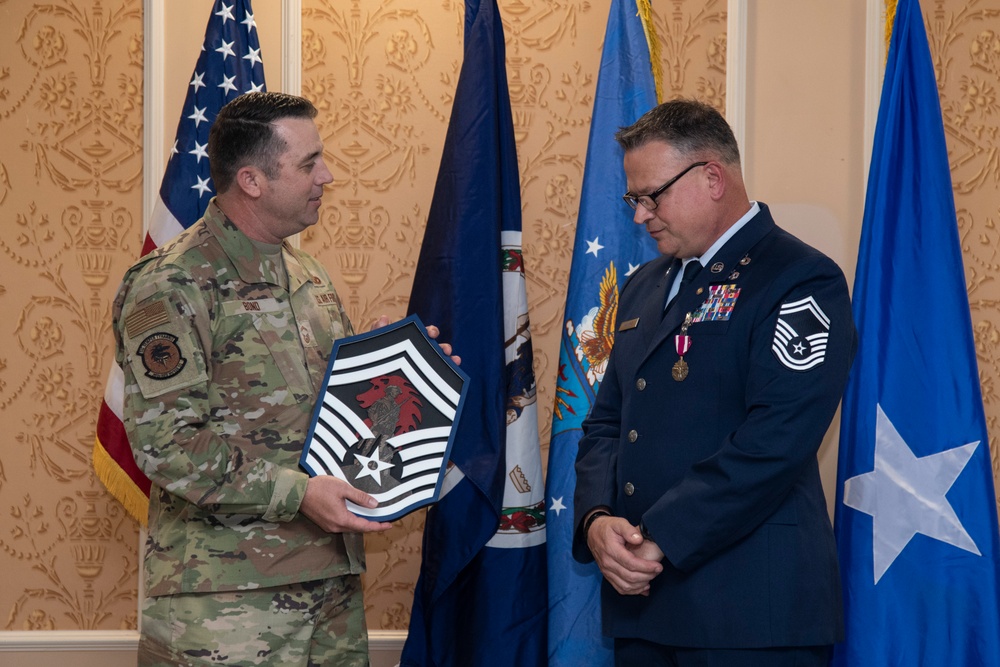 SMSgt Patrick Maguire retires from the VaANG after 34 years of service