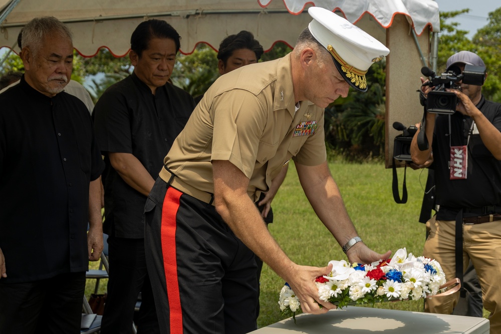 Shikina family host U.S. service members at the 79th anniversary Ishigaki Memorial Ceremony