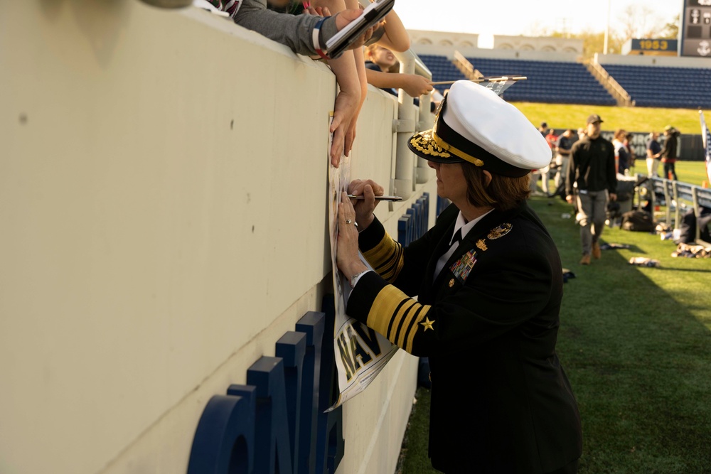 CNO attends Army vs. Navy Women's Lacrosse