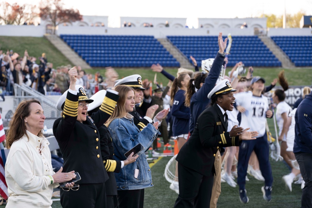 CNO attends Army vs. Navy Women's Lacrosse