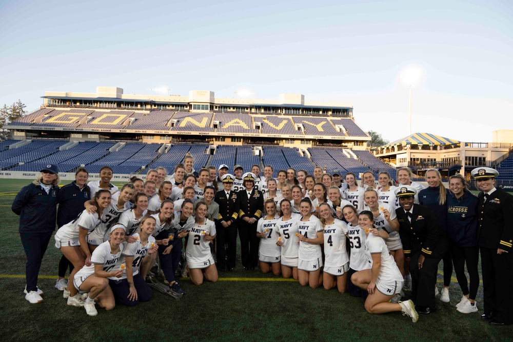 CNO attends Army vs. Navy Women's Lacrosse