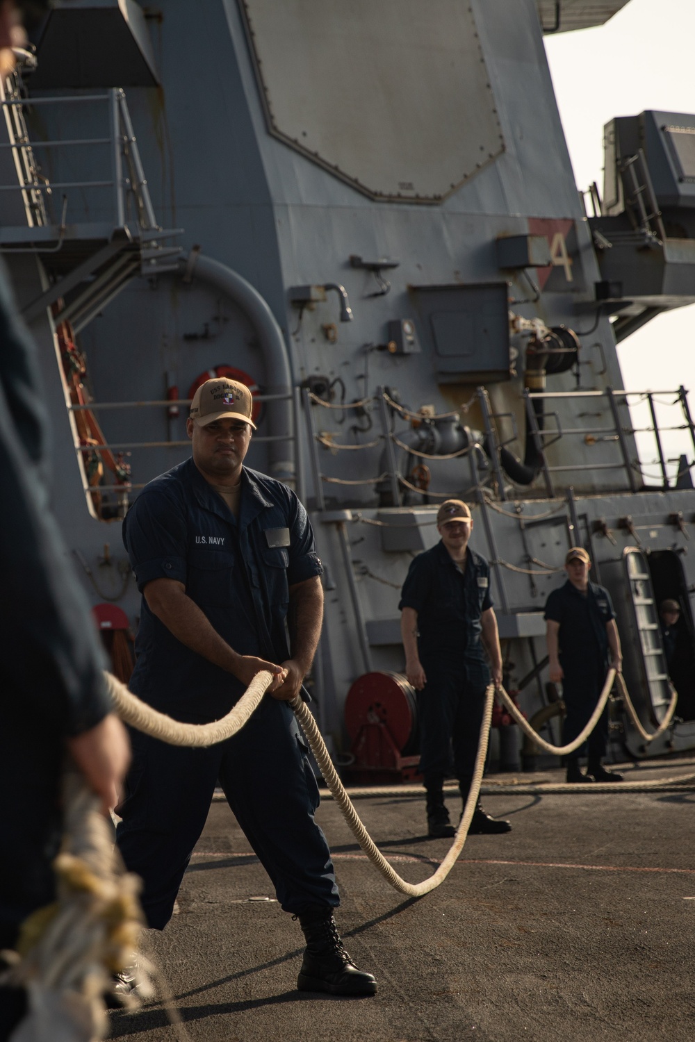 USS Laboon (DDG 58) Conducts Sea and Anchor Detail