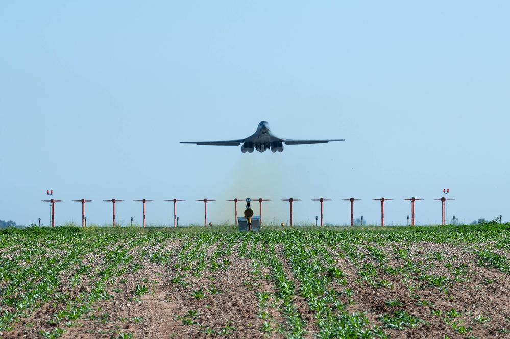 B-1Bs take off from Morón during BTF 24-2