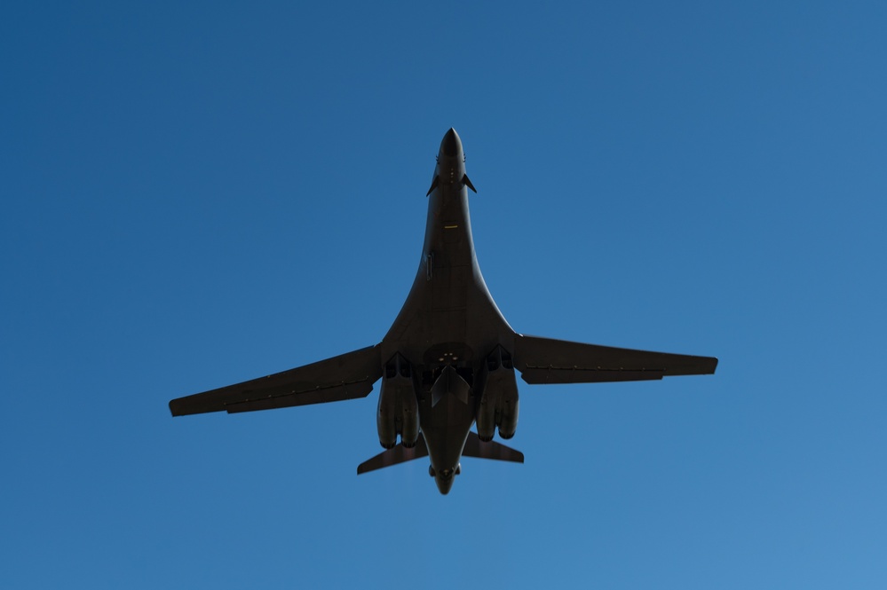 B-1Bs take off from Morón during BTF 24-2