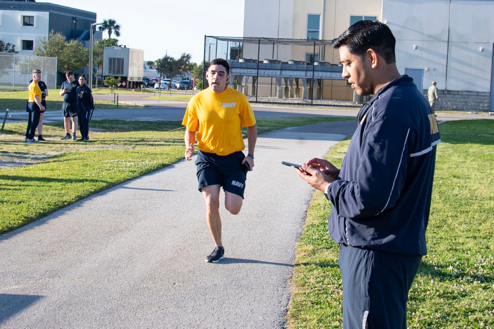 Sailors Participate in PRT