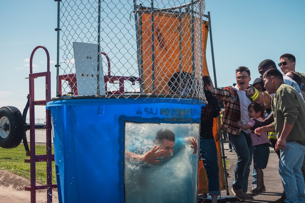 U.S. Marines participate in the Aircraft Rescue and Fire Fighter Rodeo on Marine Corps Base Quantico