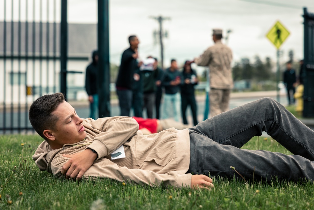 U.S. Marines with MSAU participate in their Culminating Event