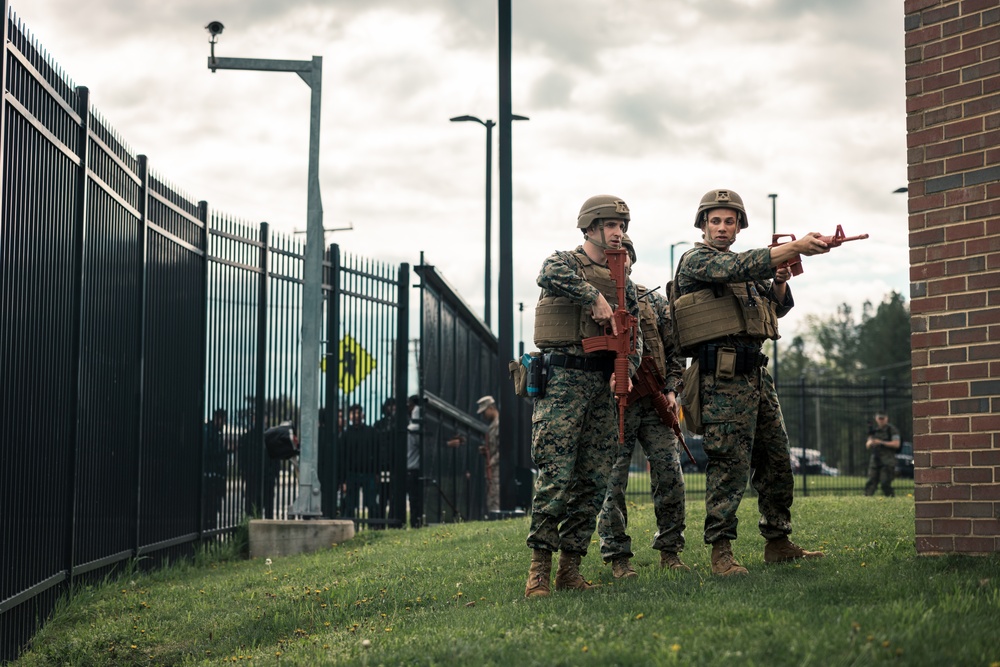 U.S. Marines with MSAU participate in their Culminating Event
