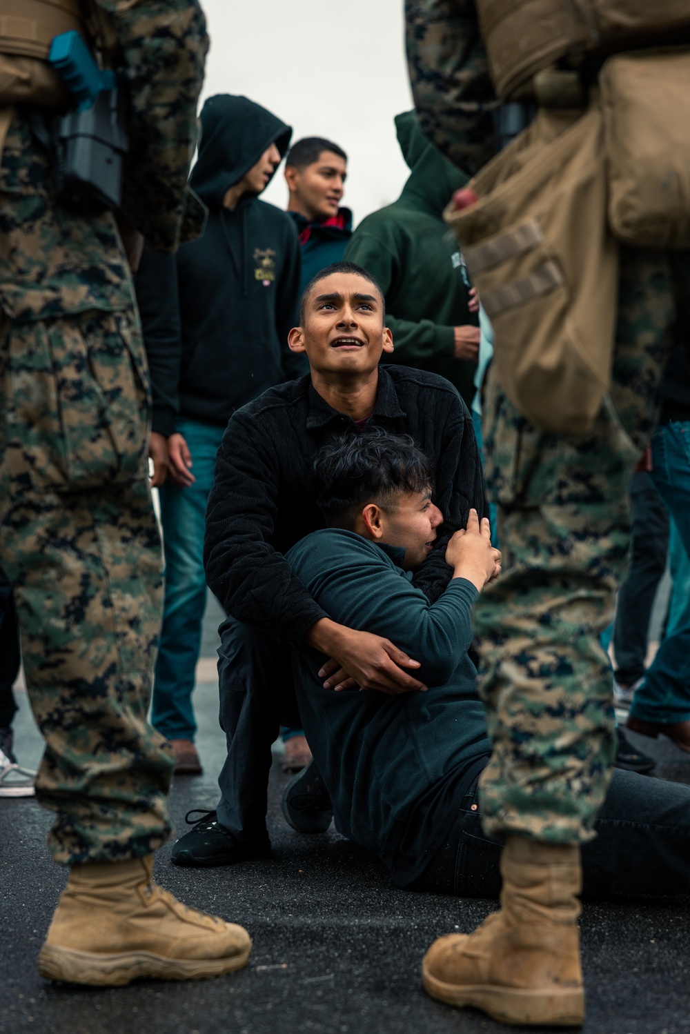 U.S. Marines with MSAU participate in their Culminating Event