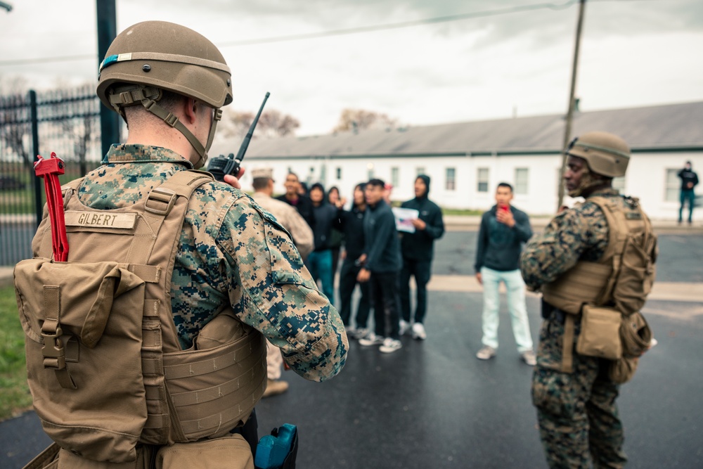 U.S. Marines with MSAU participate in their Culminating Event
