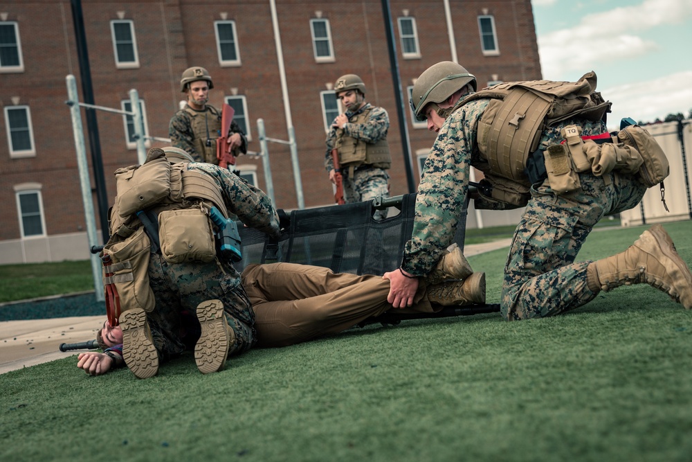 U.S. Marines with MSAU participate in their Culminating Event