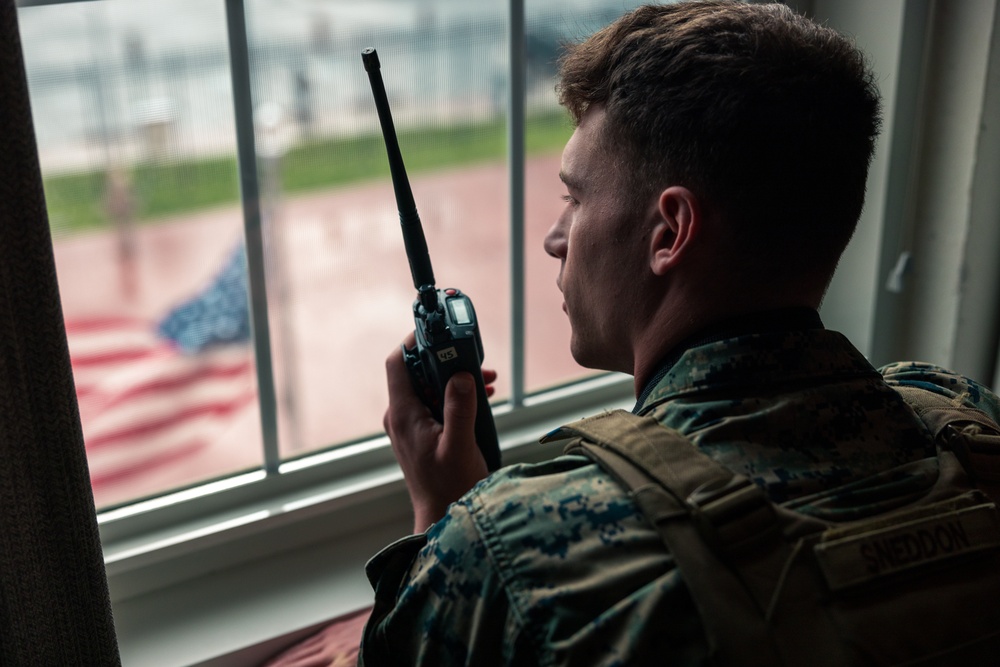 U.S. Marines with MSAU participate in their Culminating Event