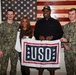 Two-time Superbowl Champion Vince Wilfork, his wife Yunka Wilfork, and country music artist, Mickey Guyton Visit Walter Reed's Warriors