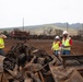 Quality assurance inspectors at work at the Pioneer Mills worksite in Lahaina.